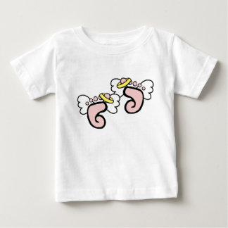 Camiseta De Bebé Pies rosados simples