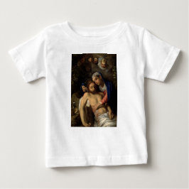 Camiseta De Bebé Pietà (María y Jesús) (por Adam Elsheimer)