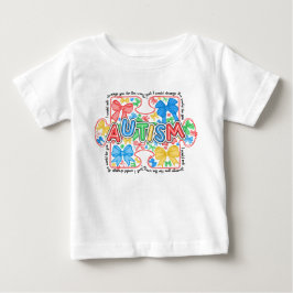 Camiseta De Bebé Pieza de rompecabezas de conciencia sobre autismo 