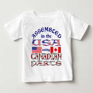 Camiseta De Bebé Piezas canadienses de EE. UU. 2