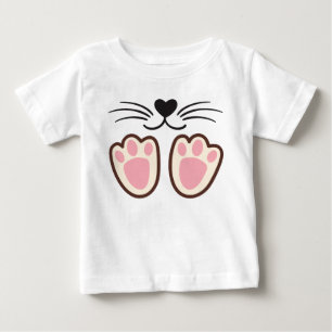 Camiseta De Bebé Piezas de gato cortas