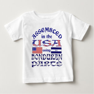 Camiseta De Bebé Piezas Hondureñas Frente