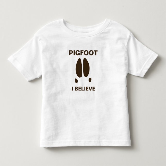 Camiseta De Bebé Pigfoot - Creo (Anverso)