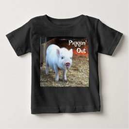 Camiseta De Bebé Piggin' Out Farm Life Baby's T-Shirt