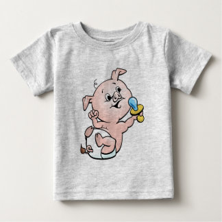 Camiseta De Bebé Piggy Boy