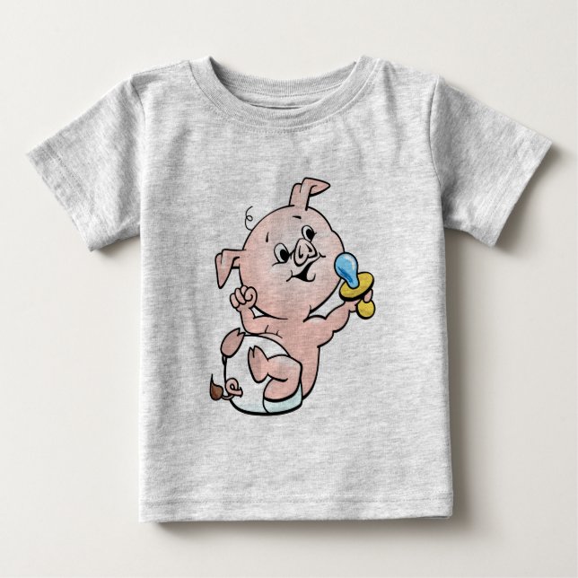 Camiseta De Bebé Piggy Boy (Anverso)