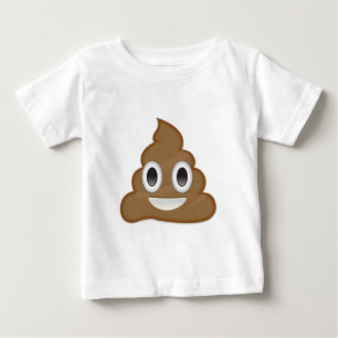 Camiseta De Bebé Pila de emoji de Poo