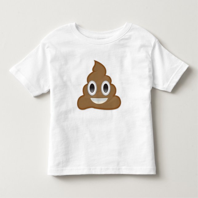 Camiseta De Bebé Pila de emoji de Poo (Anverso)
