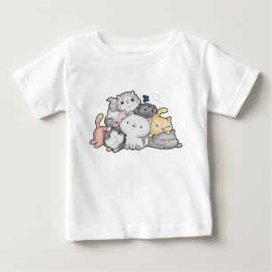 Camiseta De Bebé Pila de gatitos