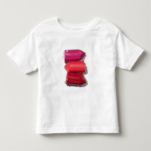 Camiseta De Bebé Pila de lápiz labial quebrado