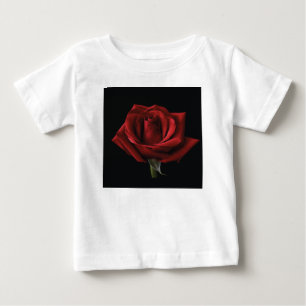 Camiseta De Bebé Pilar de lanzamiento de rosa roja