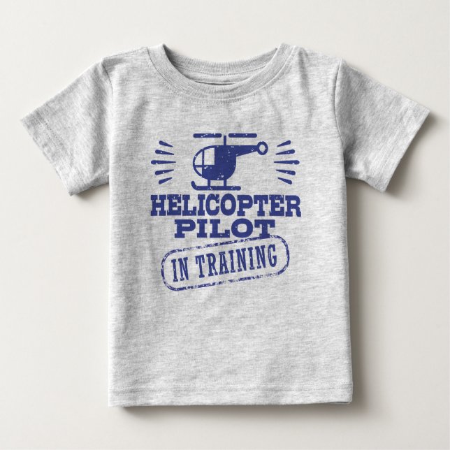 Camiseta De Bebé Piloto De Helicópteros En Formación (Anverso)