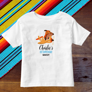 Camiseta De Bebé Piloto de perro avión volador, niños aburridos cum