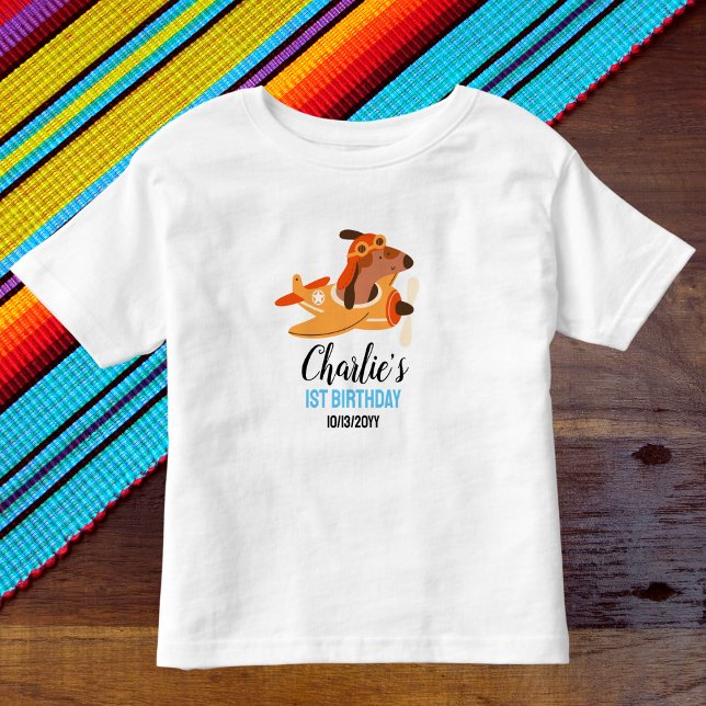 Camiseta De Bebé Piloto de perro avión volador, niños aburridos cum (Subido por el creador)