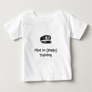 Camiseta De Bebé Piloto en el entrenamiento (del Potty)