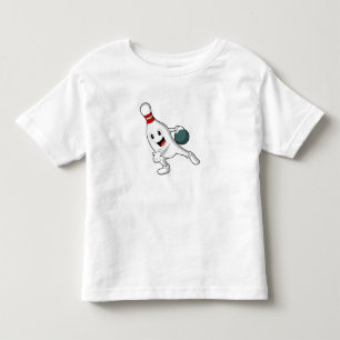 Camiseta De Bebé Pin de bolas en el Bowling con bolas