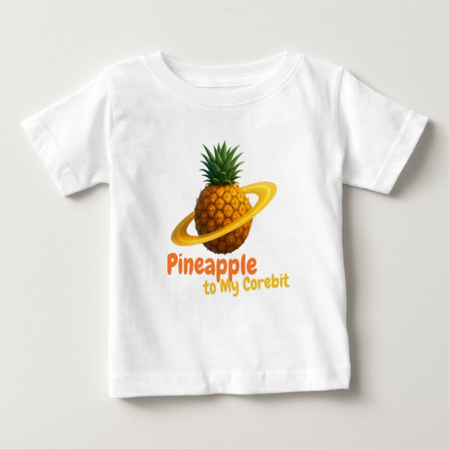 Camiseta De Bebé Piña a mi Corebit (Anverso)