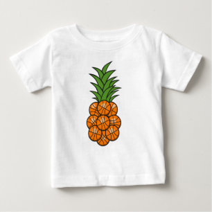 Camiseta De Bebé Piña de Baloncesto