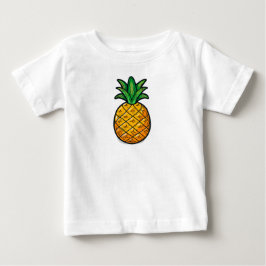 Camiseta De Bebé Piña tropical: sabor del verano