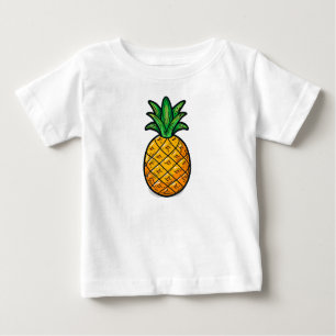 Camiseta De Bebé Piña tropical: sabor del verano