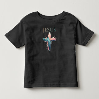 Camiseta De Bebé Pinceles divinos: La cruz artística de Jesús