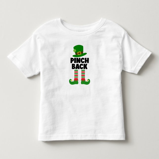 Camiseta De Bebé Pinch Back - Funny St. Patrick's Day (Anverso)