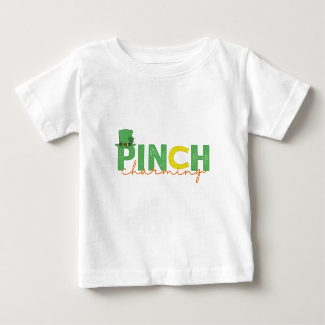 Camiseta De Bebé Pinch CHarming Funny St Patrick's Day Irish Gift (Anverso)