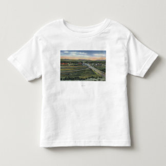 Camiseta De Bebé Pinedale, WY - condado Seat del condado de