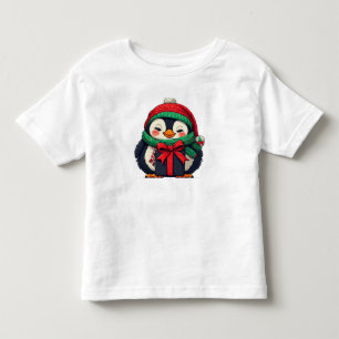Camiseta De Bebé Pingüino Adorable Vestido para Navidad