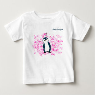 Camiseta De Bebé Pingüino Bebé Confundido   Camiseta para Bebé