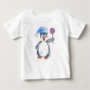 Camiseta De Bebé Pingüino caprichoso y chiflado