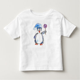 Camiseta De Bebé Pingüino caprichoso y chiflado