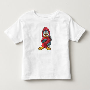 Camiseta De Bebé Pingüino como bombero con extinguista