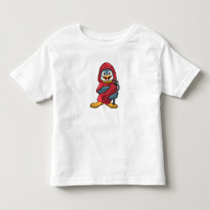Camiseta De Bebé Pingüino como Bombero con Extintor