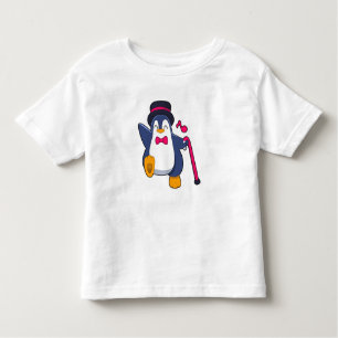 Camiseta De Bebé Pingüino como Groom con el empate