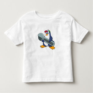 Camiseta De Bebé Pingüino como Mecáhaico con Herramienta