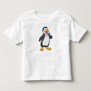 Camiseta De Bebé Pingüino con dulces de Lollipop