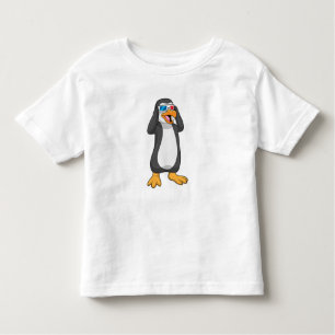 Camiseta De Bebé Pingüino con gafas