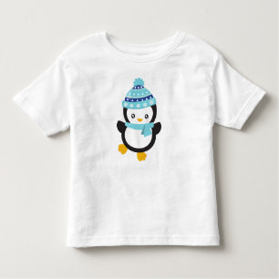 Camiseta De Bebé Pingüino Cuto, Pingüino Bebé, Pingüino Con Cubiert