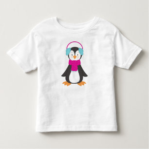 Camiseta De Bebé Pingüino Cuto, Pingüino Bebé, Pingüino Con Cubiert