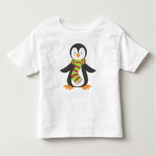 Camiseta De Bebé Pingüino Cuto, Pingüino Pequeño, Pingüino Con Esca
