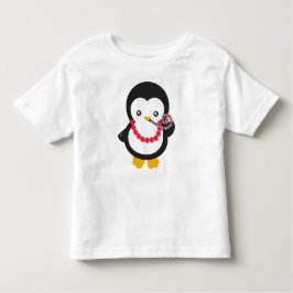 Camiseta De Bebé Pingüino Cuto, Pingüino Pequeño, Silbato Fiesta