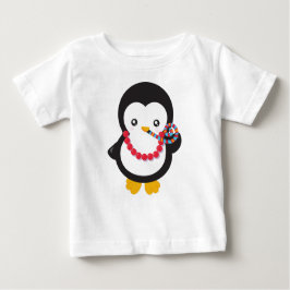 Camiseta De Bebé Pingüino Cuto, Pingüino Pequeño, Silbato Fiesta