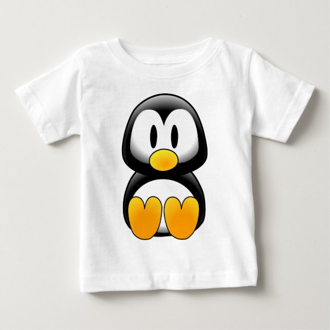 Camiseta De Bebé Pingüino de bebé gracioso (Anverso)
