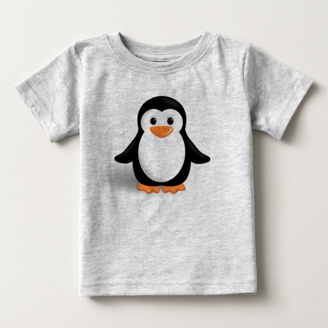 Camiseta De Bebé Pingüino de bebé lindo (Anverso)