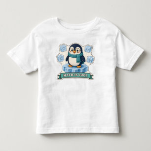 Camiseta De Bebé Pingüino de Math Is Cool con cubos de símbolos mat