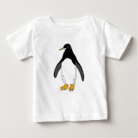Pingüino del parque zoológico