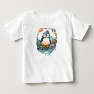 Camiseta De Bebé Pingüino dulce