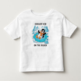 Camiseta De Bebé Pingüino en hielo