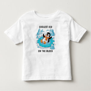 Camiseta De Bebé Pingüino en hielo